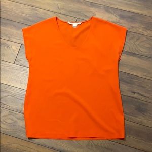 DVF Orange Blouse